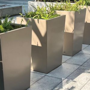 Tall Metal Planter