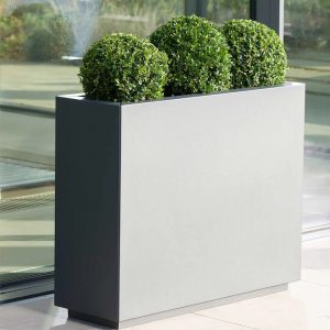 Modern Pedestal Planters Add High Style Indoor and Outdoor Use