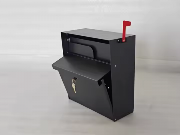Metal Locking Mailbox Wall Mounted RustMail Case Lockable Mail Letterbox - Image 4