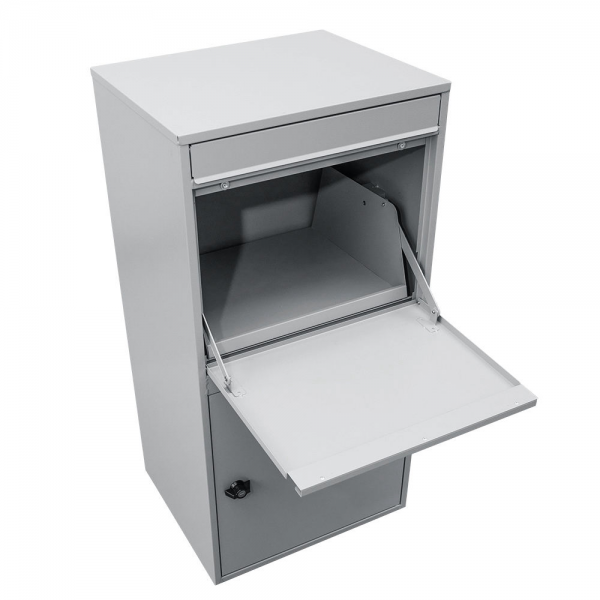 Home Stainless Steel Outdoor Delivery Parcel Lockable Mail Drop Box - Image 3