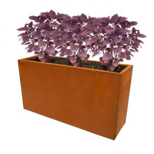 Modern Design Corten Steel Rectangle Herb Planter Box