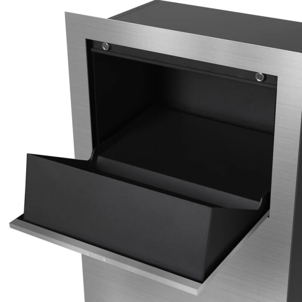 Modern Metal Wall Stainless Steel Parcel Fence/Brick Letterbox - Image 4